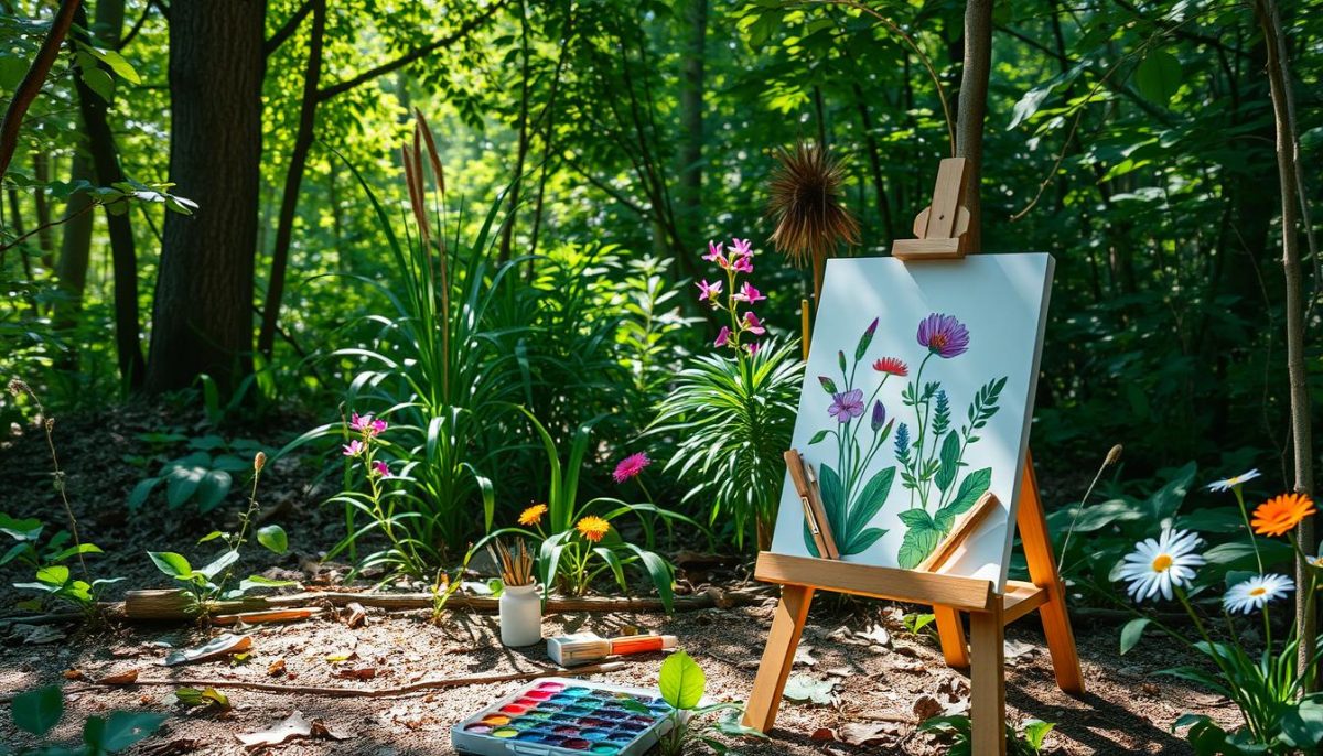 capturing nature through art mediums